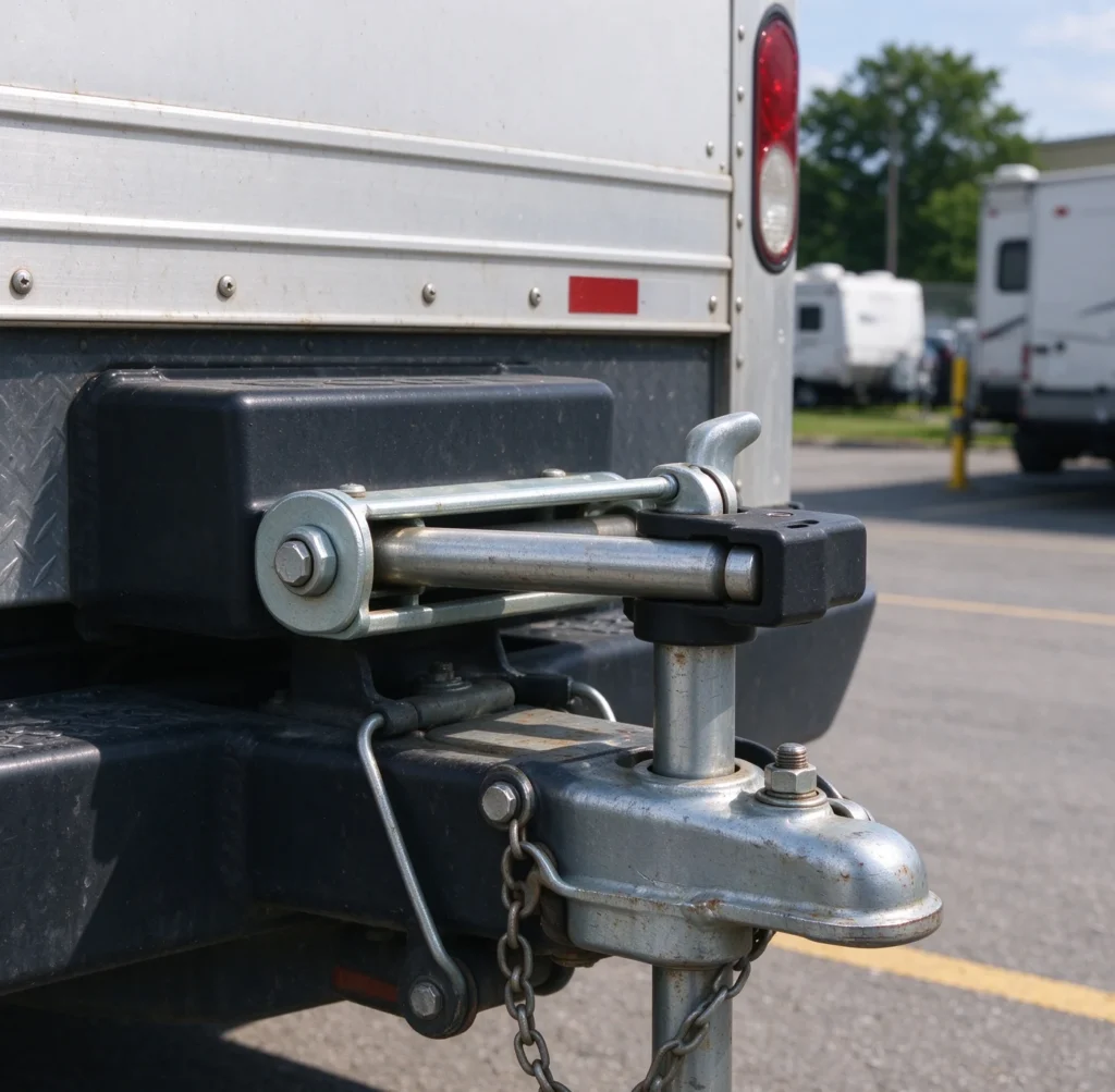 Illustrative application of Trailer Locking Kit