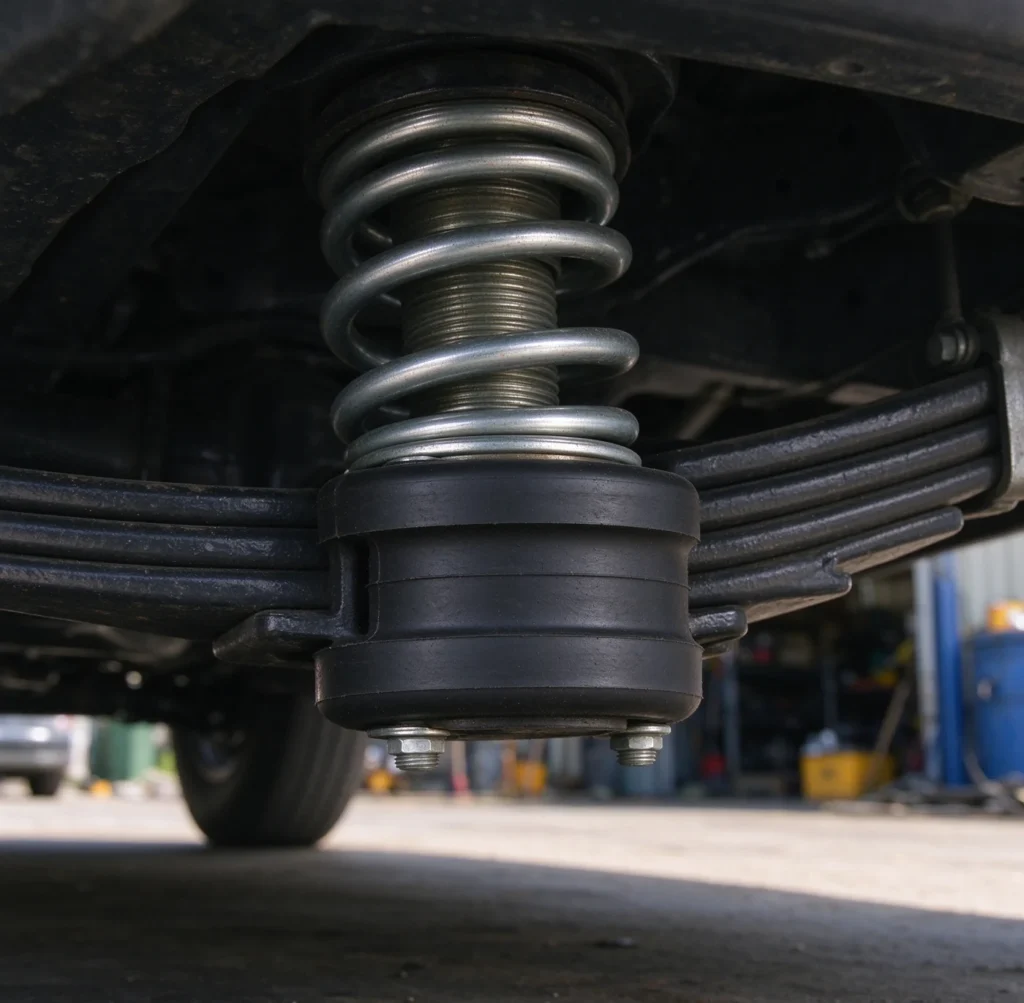 Illustrative application of Trailer Suspension Rubber Component