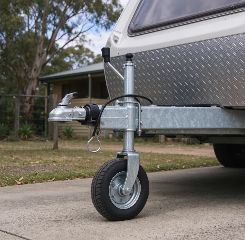 Illustrative application of Trailer Jockey Wheel