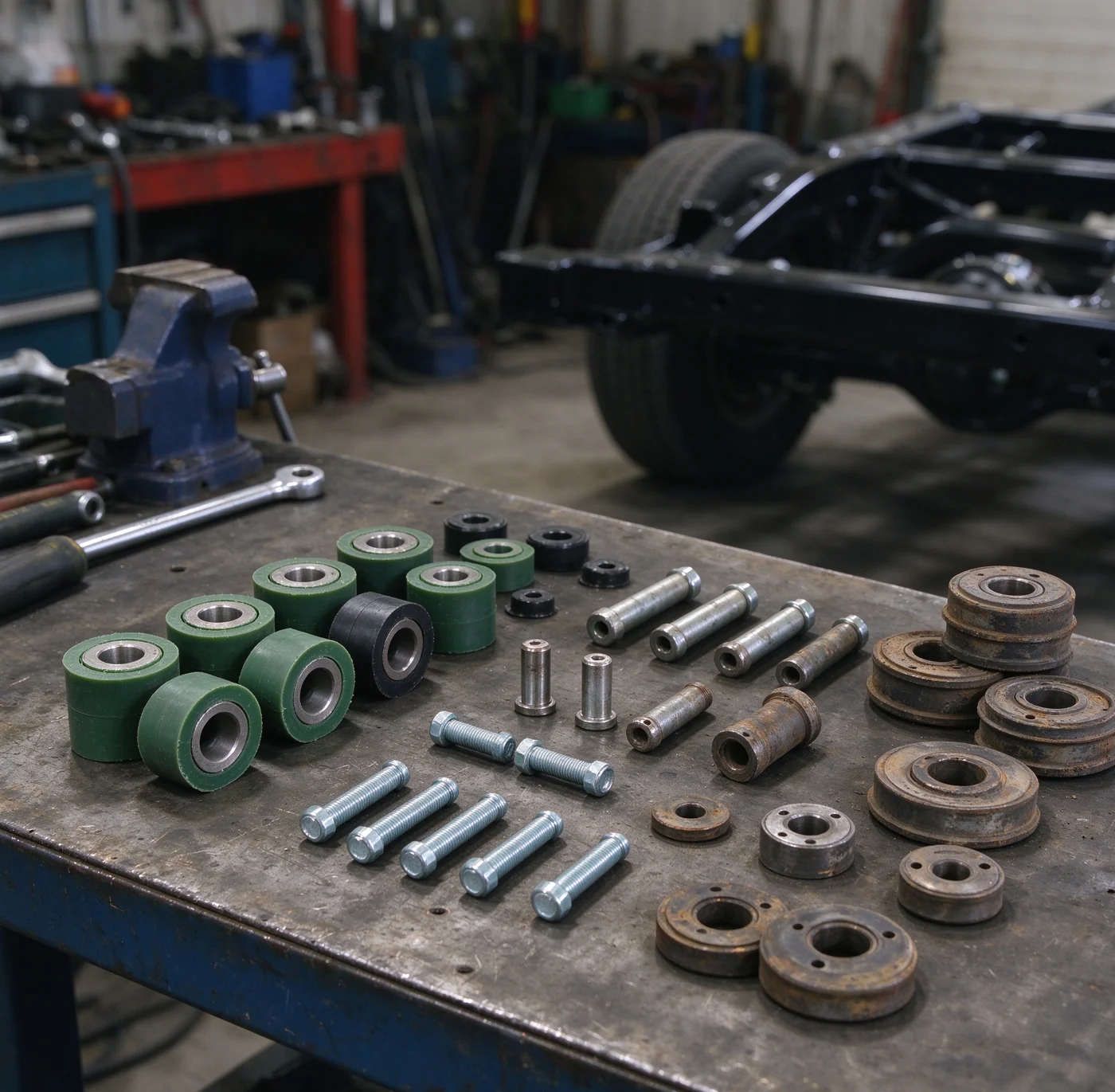 Illustrative application of Trailer Suspension Repair Kit