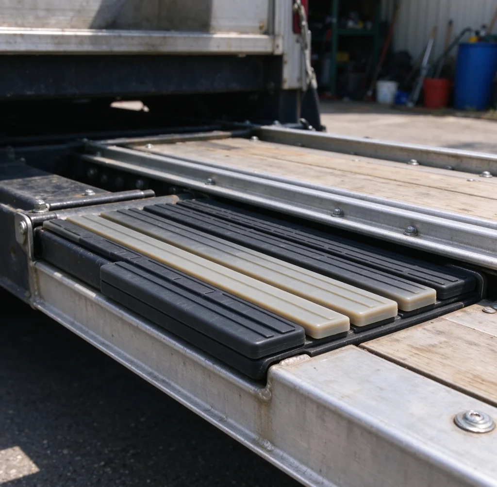 Illustrative application of Trailer Nylon Wear Pads