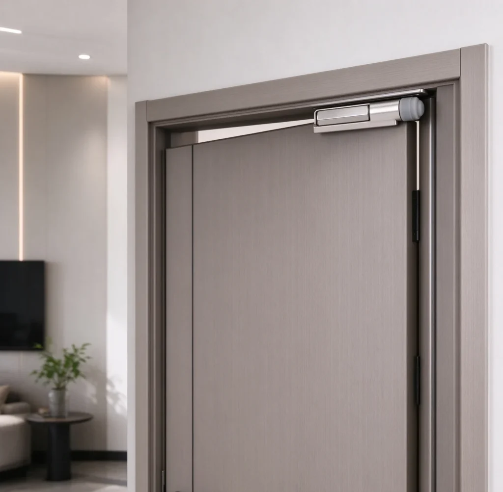 Illustrative application of Door Magnetic Buffer